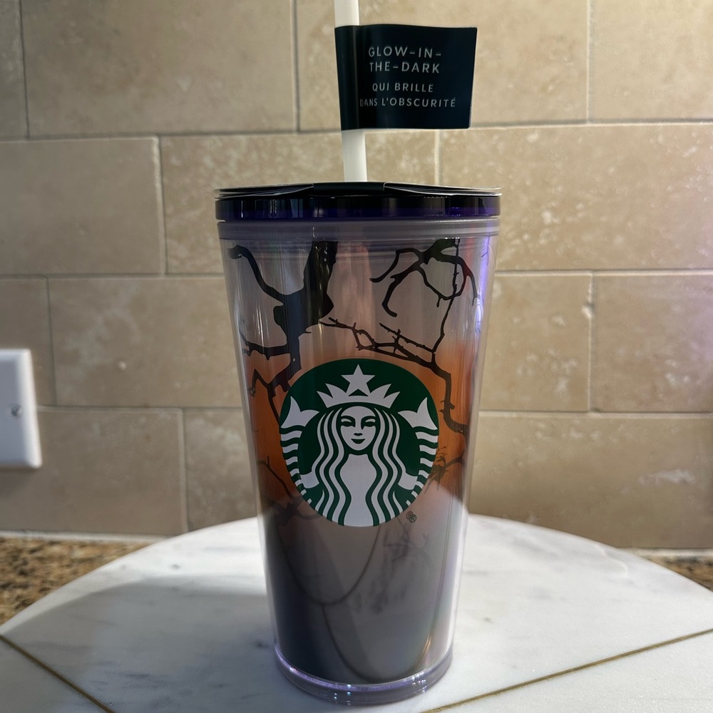 Starbucks Glow in the Dark Fall Tumbler NWT